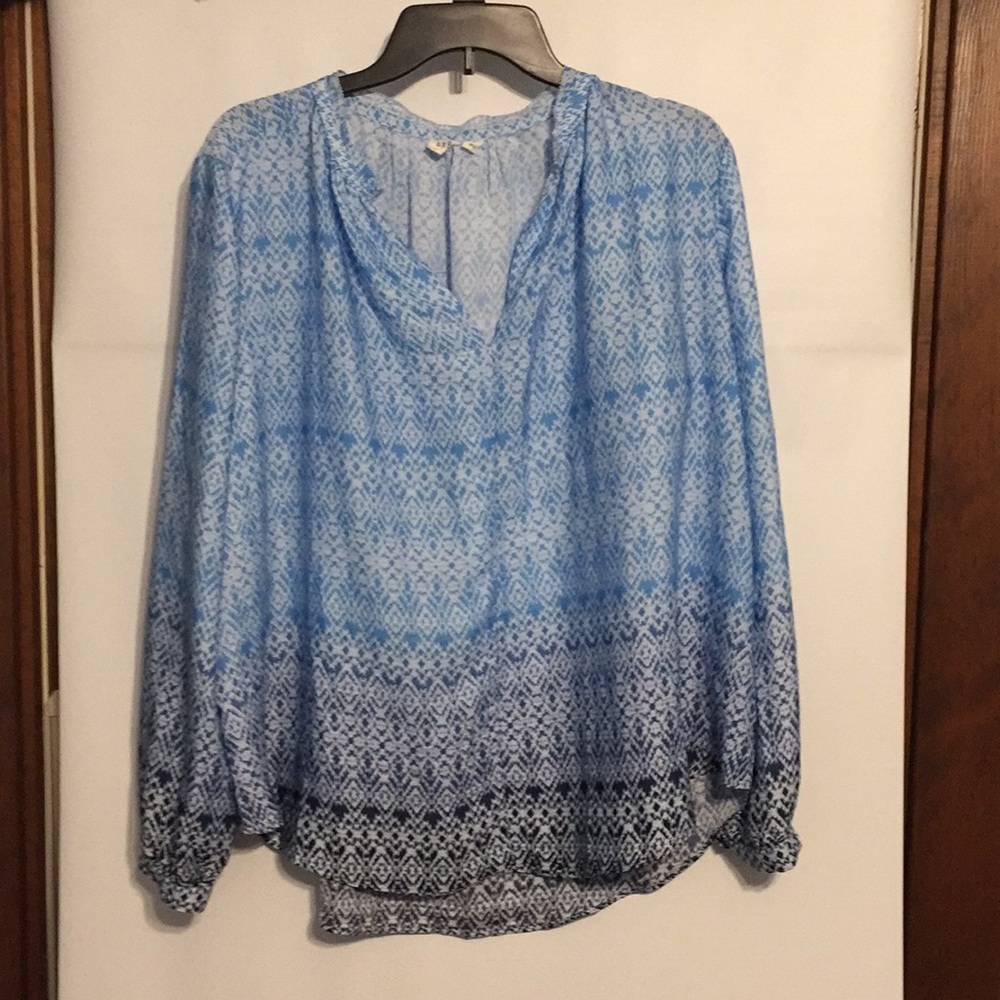 Blue Ombré Gap Light long sleeve Shirt